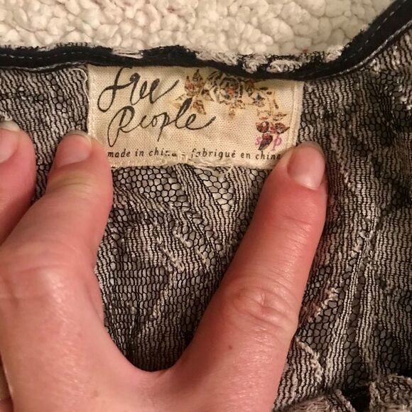 Free People black and white cover up sz small - Picture 4 of 4